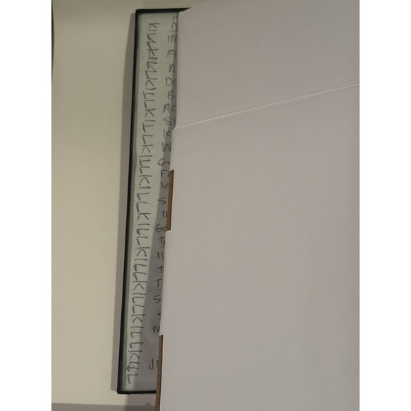 Handwritten Lyrics To Unreleased Song By Godemis of Ces Cru Strange Music - Picture 6 of 9